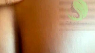 homemade ebony milf bends over big black cock, pussy dripping for your tongue.