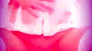 lucy's wet pee play soaks garter and stockings 🔥💦