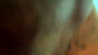 Thick brunette gags on Jason Luv's huge black cock deepthroat style with massive tits bouncing