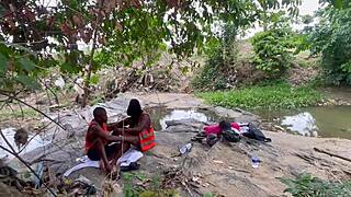 worship that fat bbw ass outdoors backstage