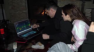 Luchiibb cheats with boyfriend's best friend right by fat cuckold creampie at club