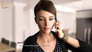 Jennifer's 77th Game Levels Up with Intense Cock Action