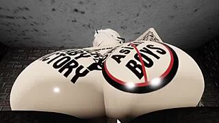 white snow bunny rides your cock POV until you explode cum