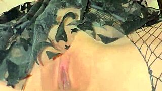 skinny teen witch rides 11-inch dildo to orgasm in 4k pov fishnets skirt