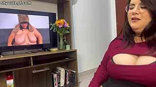 bbw milf isabelle myers strokes stepsons cock dirty talk joi