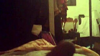 shemale strokes her big cock till hot cumshot explosion