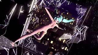 Hatsune Miku's Big Tits and Ass Nude Piano Scandal Mod!