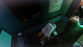 Cute Femboy Librarian Assfucked Library Hard