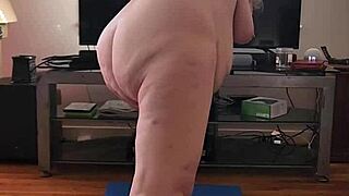 naked yoga poses perfect for jerking off sessions