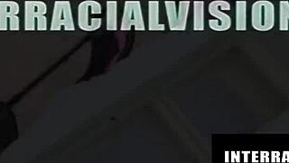 tatted babe tabitha poison rides ripped bbc gangbang!