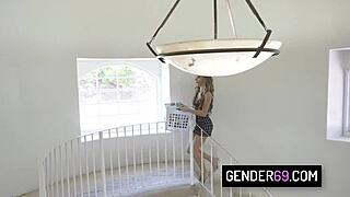 🔥 hot trans stepmom jade venus takes stepson's cock deep in her ass! 🍑💦