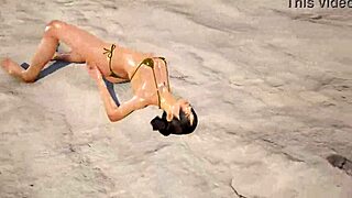 tk8 ryona xiaoyu writhes in gold bikini torment!