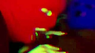 chubby latina housewife slurps hubby's lover's bbc in homemade sloppy deepthroat vid