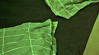 big ass malaysian milf bends over for employee's huge cock creampie on bed.