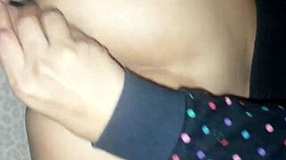 solangie strokes her shemale cock hot