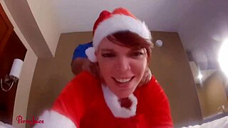 uhh, i bred mrs claus hard this christmas with black creampie aurora foxe style