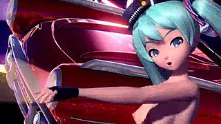 Hatsune Miku's Big Tits and Ass Nude Piano Scandal Mod!