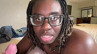 Tee Vuiton Teases White Stepbrother Huge Interracial Cock