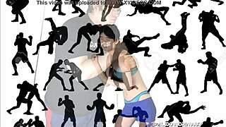 Alexandria Wu Fucks Clifford Bryant Wrestling Night