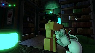 Cute Femboy Librarian Assfucked Library Hard