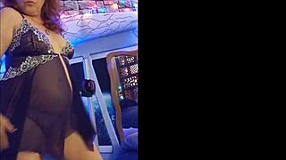 hey check steffi's purple chemise pussy dance getting dirty 😈💃