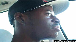 mature blonde milf takes black cock deep inside