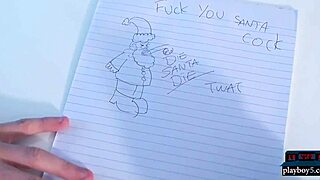 santa's monster cock wrecks classy brunette jasmin jae's big tits in threesome