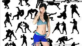 Alexandria Wu Fucks Clifford Bryant Wrestling Night