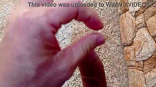 brazilian dude jerks huge load in garage wants you to swallow