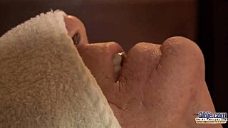 old man cums from teen's oiled massage turning hardcore fuck!