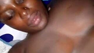 bbc owner ravages her shaved pussy from suck to deep fuck