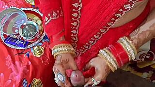 karwa chauth babe bent over licked then doggystyle fucked