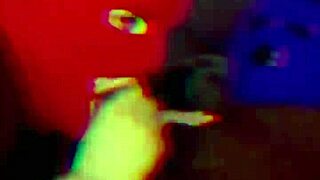 chubby latina housewife slurps hubby's lover's bbc in homemade sloppy deepthroat vid