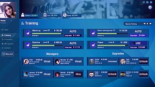 Fitness game on only fap to this athletic babe's sweaty workout tease part 4