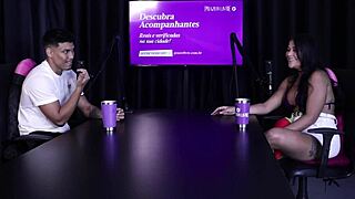 naughty brunette pussy licked after weird client video talk loves risky outdoor fucks