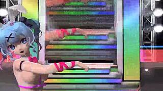 Hatsune Miku nude bunny costume shows off those big tits 🐰💕