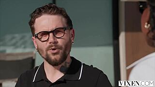 nicole kitt model deepthroats cock in cowgirl doggystyle