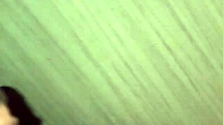 ebony babe fingers her pussy wildly until massive squirting explosion soaks everything