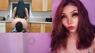 Madrastra Caliente Coge Horny Con Hijastro Pervertido Orgasm Creampie Big Tits Cocina!