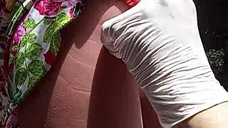 he comes home first thing chups the sex toy cock like a real fuck doll