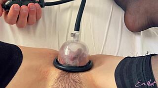 eva's first pussy pump hard cum