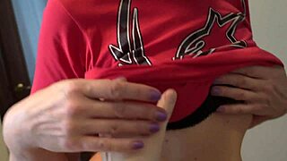 Housewife Fucked Doggystyle Kitchen Cumshot Facial