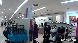 think this cute czech strips and rides cock pov in shop?