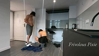 Delivery guy, you fucked me hard for no cash!