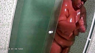 hidden cam catches fat stepmom lingerie tit flash