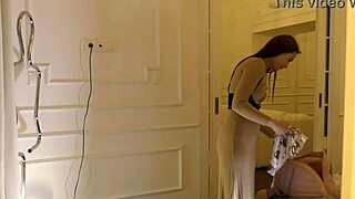 Skinny Lesbian No Panties Fake Casting Shoot