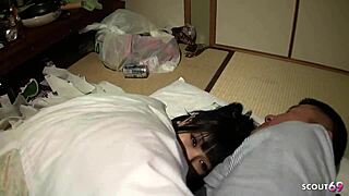 Petite virgin Asian teen sucks ugly old cock first time uncensored