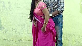 Aussie Bhabhi In PINK SAREE Gets PUSSY TORN
