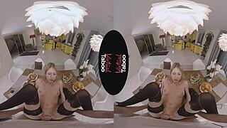 stepsisters brunch blows big tits handjob pov