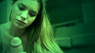 amateur teen pov handjob and blowjob ends with hot cumshot explosion 💦🍆😍